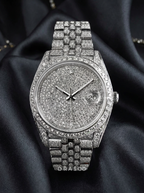 Rolex Datejust 41 – Oystersteel – Fully Custom-Diamond Set with Diamond "Covert" Dial – Jubilee