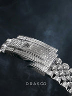 Rolex GMT-Master II 40 mm – Oystersteel – "Batgirl" Custom Diamond-Set with Blue/Black Gemstone Bezel