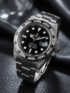 Rolex Submariner Date 41 mm – Oystersteel – Oyster – Custom Diamond-Set with 'Tuxedo' Bezel