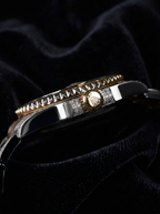 Rolex Submariner Date 41 mm – Oystersteel & Yellow Gold – Custom Diamond-Set with Blue Gemstone Bezel