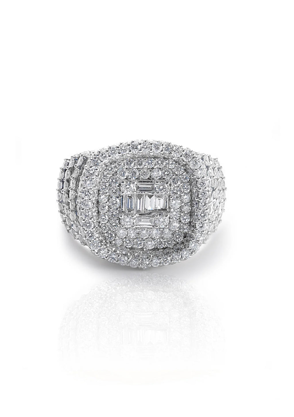 Diamond Layered Ring