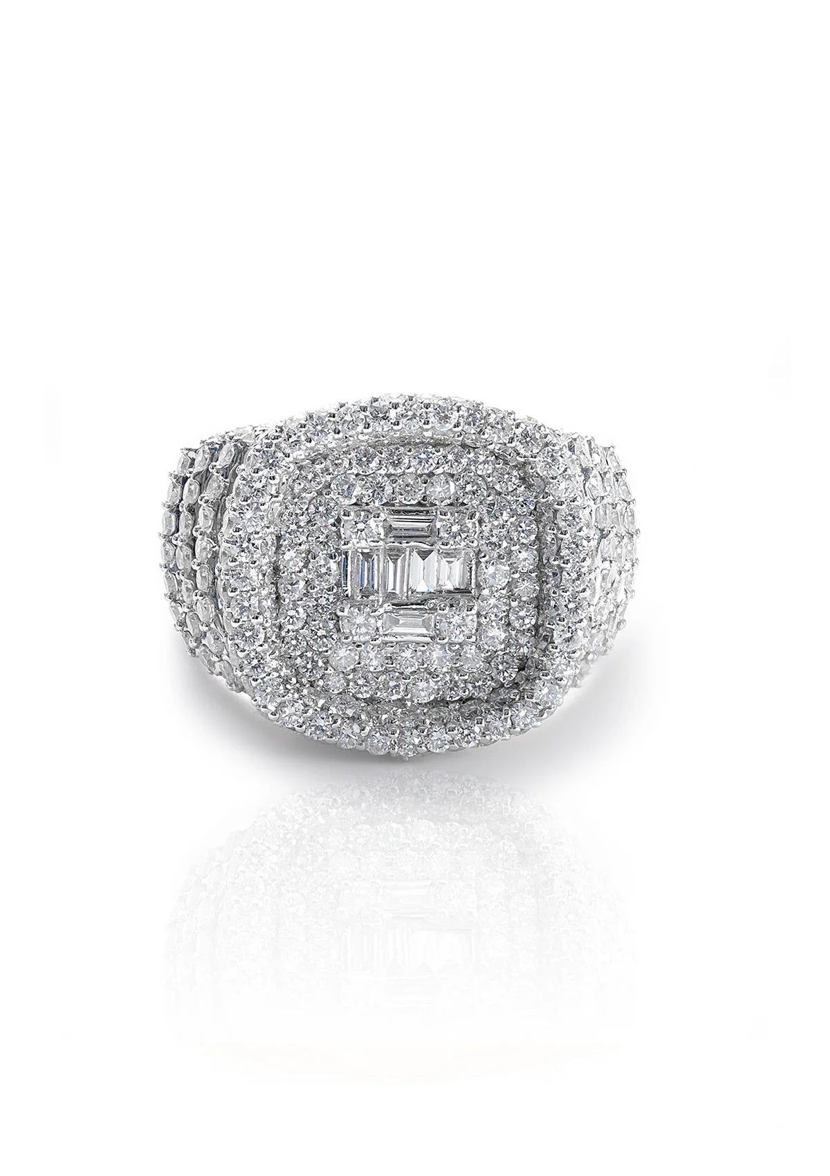 Diamond Layered Ring