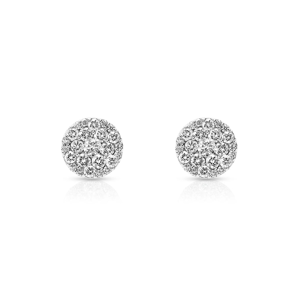 Diamond Cluster Earrings