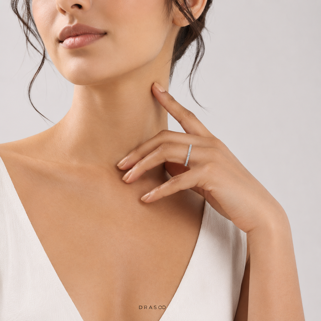Full Eternity Ring in Platinum with Diamonds