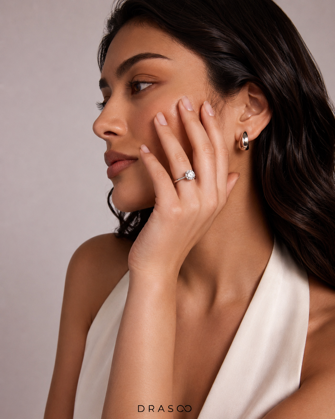 2.25 Carat Round Brilliant Lab-Grown Diamond Solitaire Ring in 14K Rose Gold