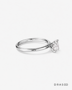 1.00 Carat TW Round Brilliant Lab-Grown Diamond Solitaire Engagement Ring in 14K Yellow Gold
