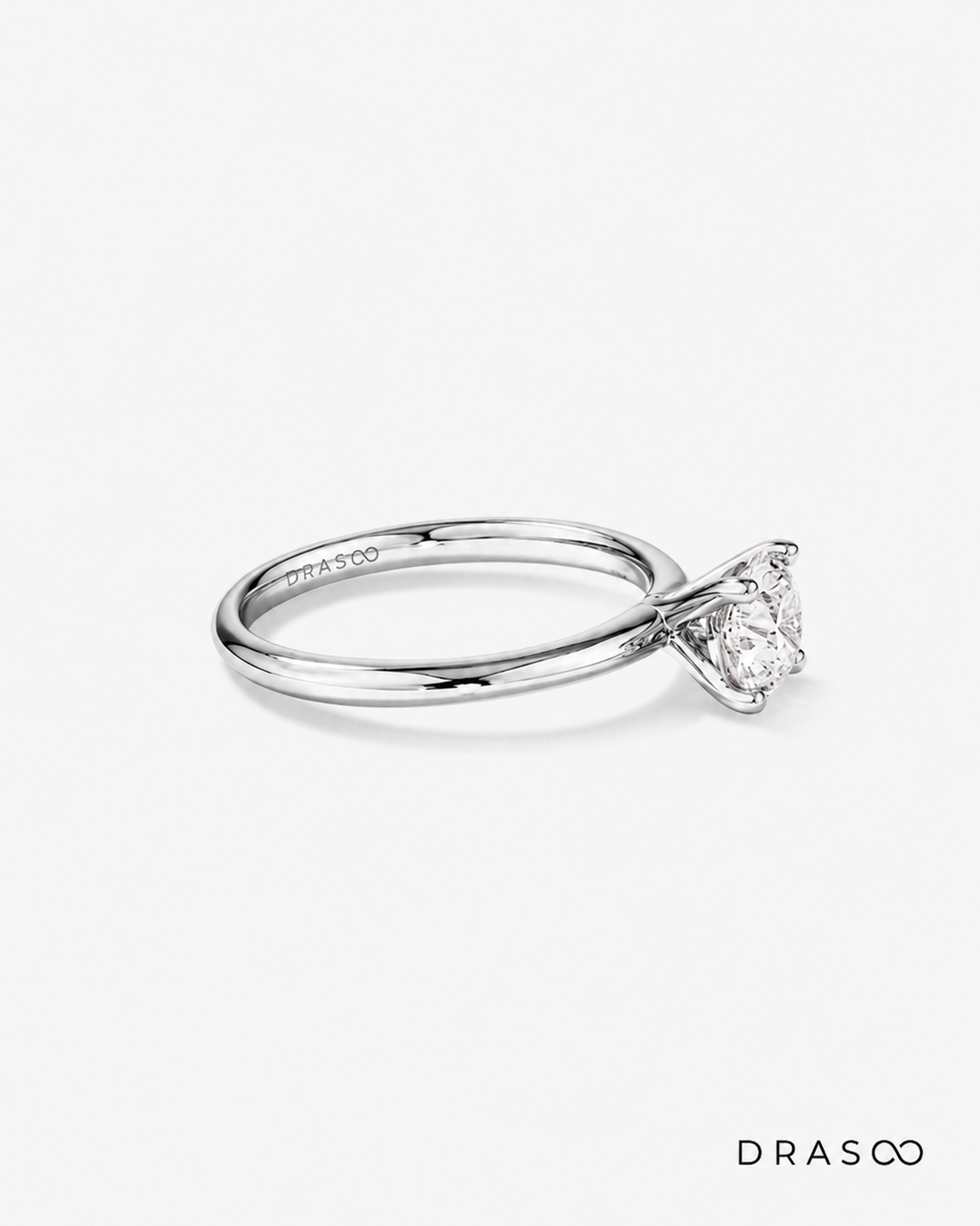 1.00 Carat TW Round Brilliant Lab-Grown Diamond Solitaire Engagement Ring in 14K Yellow Gold