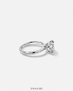 2.25 Carat Round Brilliant Lab-Grown Diamond Solitaire Ring in 14K Rose Gold