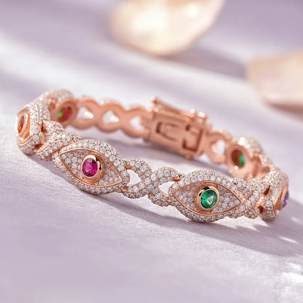 Evil Eye Diamond Bracelet
