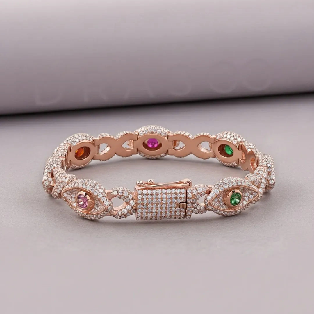 Evil Eye Diamond Bracelet