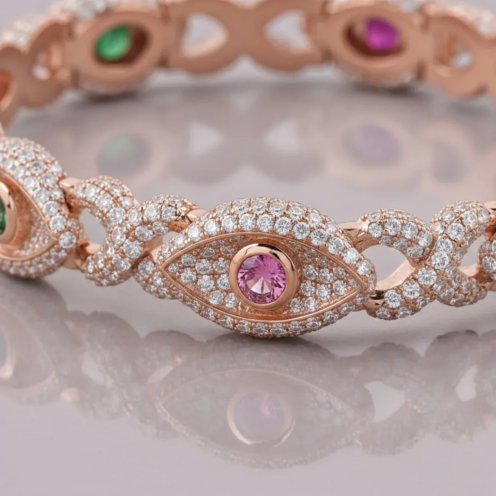 Evil Eye Diamond Bracelet
