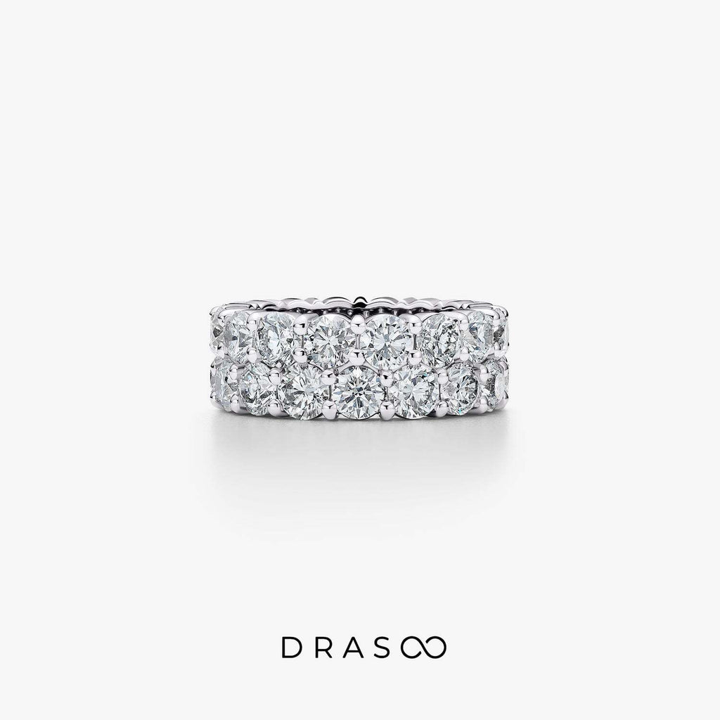 ETERNITY RING, DOUBLE ROW, JUMBO