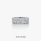 ETERNITY RING, DOUBLE ROW, JUMBO