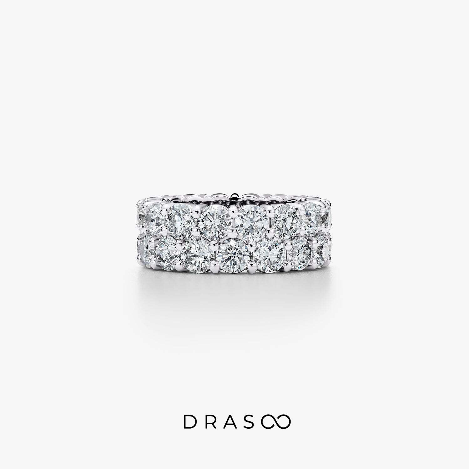 ETERNITY RING, DOUBLE ROW, JUMBO