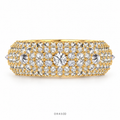 UPSIDE-DOWN MOISSANITE ETERNITY RING