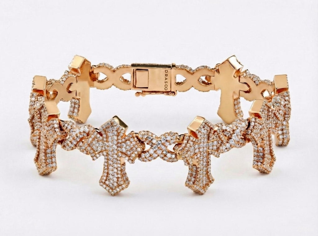 HOLY CROWN CROSS BRACELET