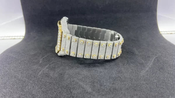 Cartier Santos ETA Swiss Movement (Moissanite watch)