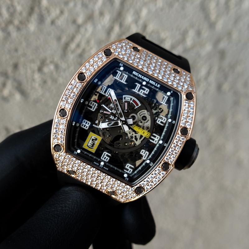SKELETONISED AUTOMATIC – TITANIUM ROSE GOLD – DECLUTCHABLE ROTOR – CUSTOM DIAMOND SET